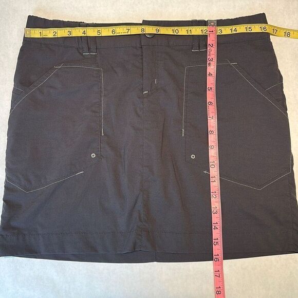 Eddie Bauer Sport Skort Size Medium Petite MP Active Fit Gray - Picture 5 of 5